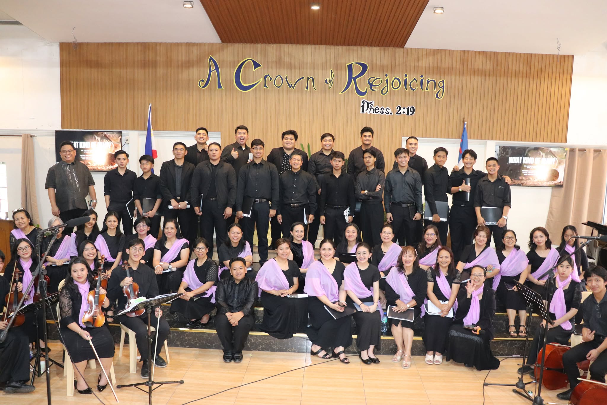 Choir ministry singing together